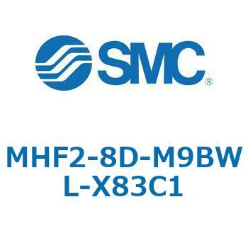 MHF2-X83 - 薄形エアチャック/フィンガ開閉幅調整用アジャスタ付 SMC