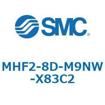 MHF2-X83 - 薄形エアチャック/フィンガ開閉幅調整用アジャスタ付 SMC