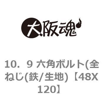 10．9 六角ボルト(全ねじ(鉄/生地) 大阪魂
