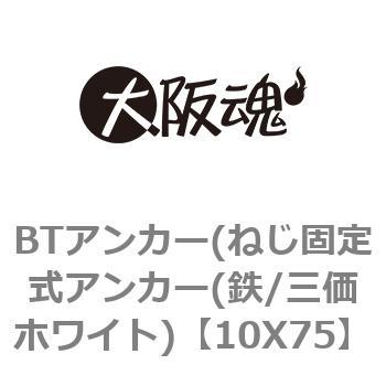BTアンカー(ねじ固定式アンカー(鉄/三価ホワイト) 大阪魂