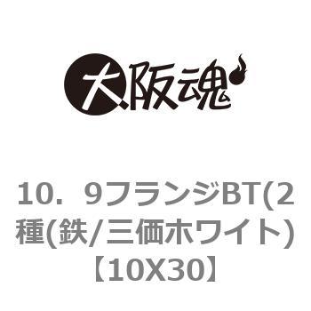 10．9フランジBT(2種(鉄/三価ホワイト) - 大阪魂