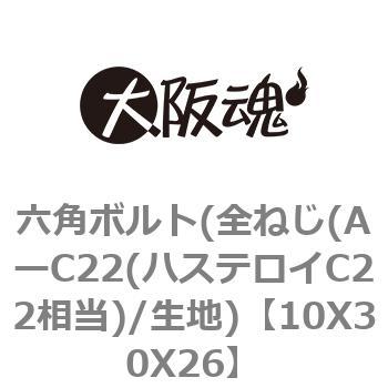 六角ボルト(全ねじ(AーC22(ハステロイC22相当)/生地) 大阪魂