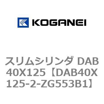 DAB40X125-2-ZG553B1 スリムシリンダ DAB40X125 コガネイ 複動片ロッド