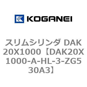 スリムシリンダ DAK20X1000 - コガネイ