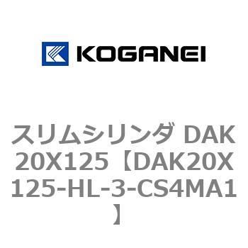 スリムシリンダ DAK20X125 コガネイ