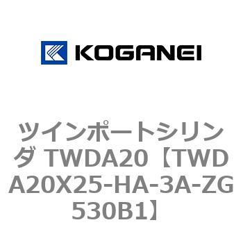 ツインポートシリンダ TWDA20 コガネイ