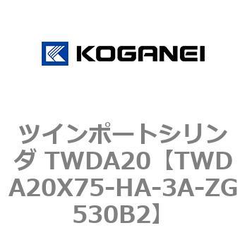 ツインポートシリンダ TWDA20 コガネイ