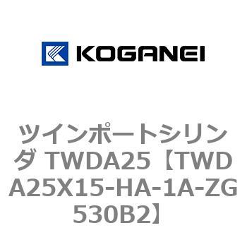 ツインポートシリンダ TWDA25 コガネイ