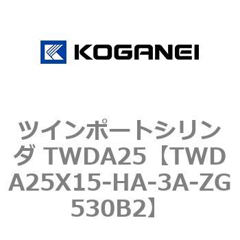 ツインポートシリンダ TWDA25 コガネイ