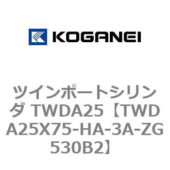 ツインポートシリンダ TWDA25 コガネイ