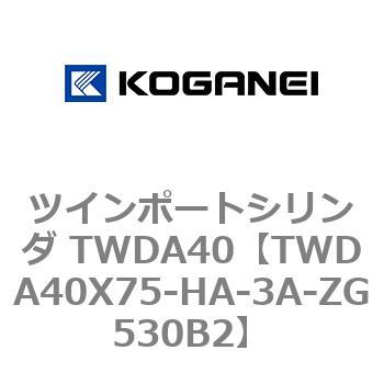 ツインポートシリンダ TWDA40 コガネイ