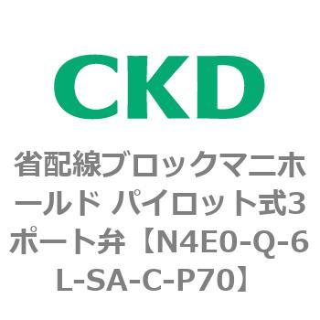 4Eシリーズ 省配線ブロックマニホールド パイロット式3ポート弁 CKD