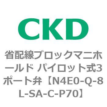 4Eシリーズ 省配線ブロックマニホールド パイロット式3ポート弁 CKD
