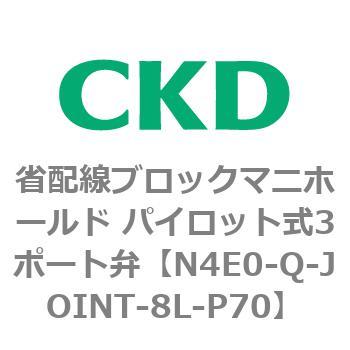 4Eシリーズ 省配線ブロックマニホールド パイロット式3ポート弁 CKD