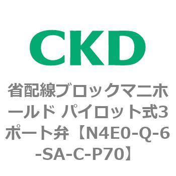 4Eシリーズ 省配線ブロックマニホールド パイロット式3ポート弁 CKD