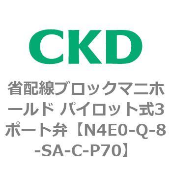 4Eシリーズ 省配線ブロックマニホールド パイロット式3ポート弁 CKD
