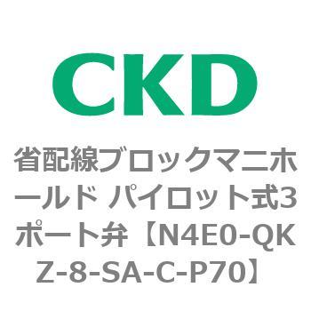 4Eシリーズ 省配線ブロックマニホールド パイロット式3ポート弁 CKD