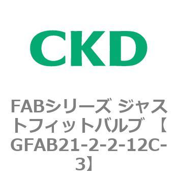 GFAB21-2-2-12C-3 FAB�V���[�Y �W���X�g�t�B�b�g�o���u (���k��C�p������2�|�[�g�� �}�j�z�[���h) CKD 82686536