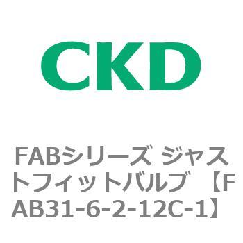 FAB31-6-2-12C-1 FAB�V���[�Y �W���X�g�t�B�b�g�o���u (���k��C�p������2�|�[�g�� �}�j�z�[���h) CKD 82689932