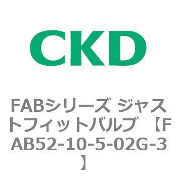 FAB52-10-5-02G-3 FAB�V���[�Y �W���X�g�t�B�b�g�o���u (���k��C�p������2�|�[�g�� �}�j�z�[���h) CKD 82702837
