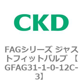 GFAG31-1-0-12C-3 FAG�V���[�Y �W���X�g�t�B�b�g�o���u (���k��C�p������3�|�[�g�� �}�j�z�[���h) CKD 82704115