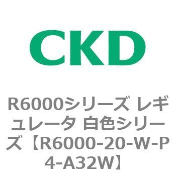 CKD レギュレータ 白色シリーズ R6000-20N-W-R1-A32NW-