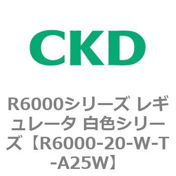 CKD レギュレータ 白色シリーズ R6000-20-W-R1-A25W-