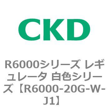 CKD レギュレータ 白色シリーズ R6000-20G-W-R1-J1-A20GW-