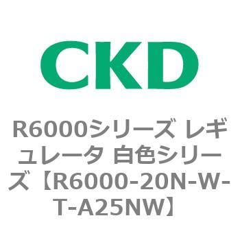 CKD レギュレータ 白色シリーズ R6000-20N-W-R1-A25NW-