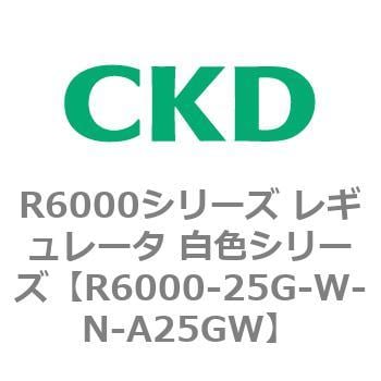 CKD レギュレータ 白色シリーズ R6000-25G-W-R1-A25GW-