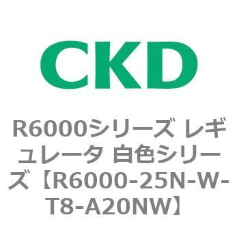 CKD レギュレータ 白色シリーズ R6000-25N-W-T8-A20NW-