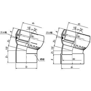 CU 自在継手 アロン化成 CU継手(排水用) 【通販モノタロウ】