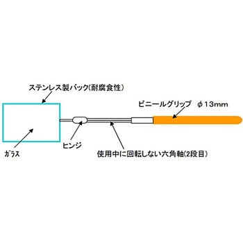54x89mm[290-405] サービスミラー エスコ