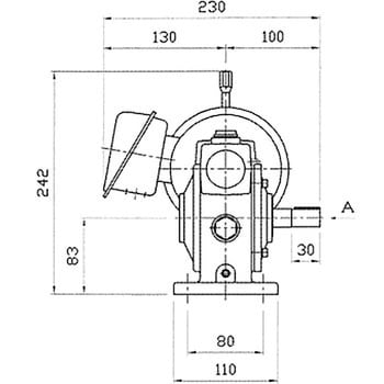 SALE】シグマー 平行軸両軸形0.75Kw脚取付形減速機 減速比1/10 ( WL2