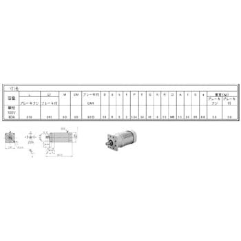 CNVM004-5065-SG-B-17 サイクロギヤモーターアルタックス フランジ取付 単相100V ブレーキ付 1個 住友重機械工業  【通販モノタロウ】