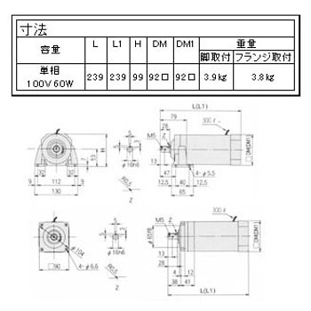 K様先用 CNHM006-5065-SR-43 サイクロギヤモーターアルタックス 脚取付 単相