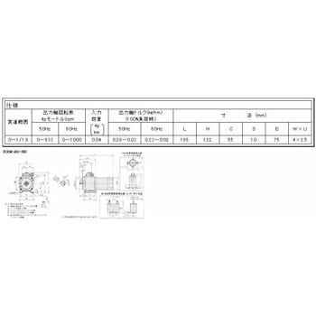 RXM-40 リングコーン無段変速機 1個 SHIMPO(日本電産シンポ) 【通販モノタロウ】