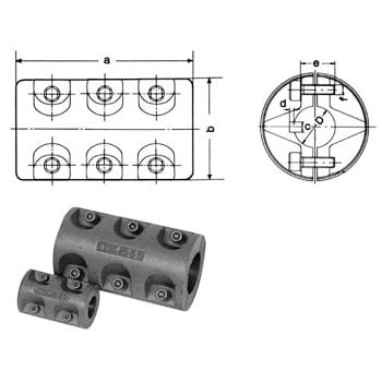 SMC-D40 筒割カップリング 1個 大泉工業 【通販サイトMonotaRO】