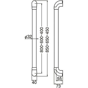 ユニバーサル手すり BR-551 シロクマ