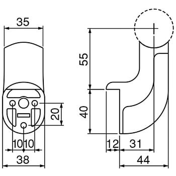 ユニバーサルブラケットBB受 BR-185 - シロクマ