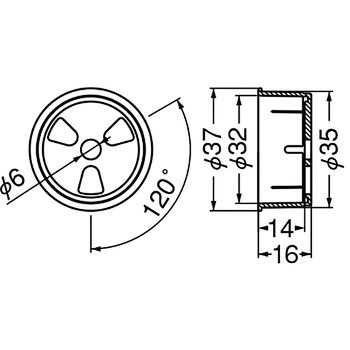 32Φ用変換ハブ BR-112 シロクマ