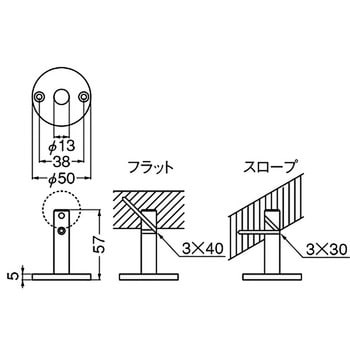 直軸ブラケット入 BR-26 シロクマ パイプブラケット 【通販モノタロウ】