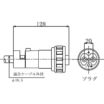 TKC214 耐圧防爆型プラグ 1個 大黒屋ホールディングス(森電機) 【通販