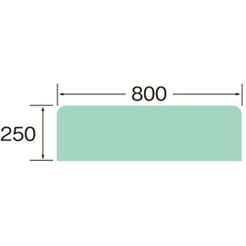 DGR-2580 ガラス棚板 ケイ・ジー・ワイ工業 00291305