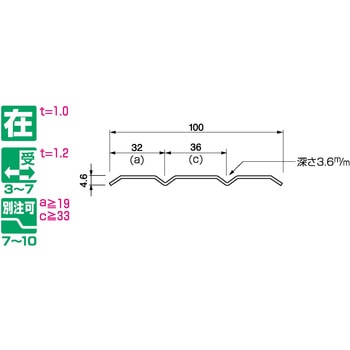 パルステン敷居レール VFW100P2 ケージーパルテック