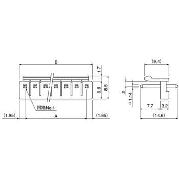 B4P-VH-B(LF)(SN) VHシリーズ ベース付ポスト 日本圧着端子製造(JST) RoHS対応品 定格電圧(V):250 AC・DC ...