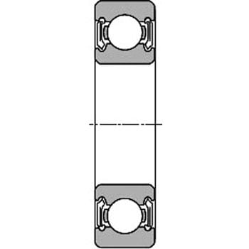 6200LLB 深溝玉軸受 6200番台 LLB (両側非接触ゴムシール形) 1個