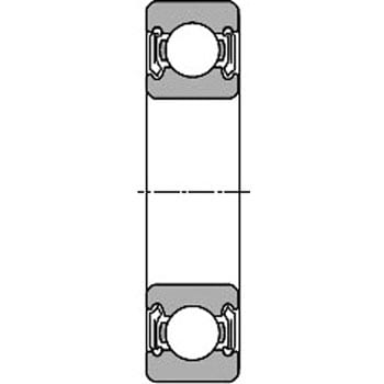 深溝玉軸受 6300番台 LLB (両側非接触ゴムシール形)