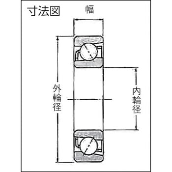 アンギュラ玉軸受 7200番台 NTN(エヌティーエヌ)