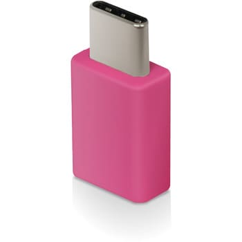 USB変換アダプタ C-microB USB2.0 認証品 難燃性 タイプC スマートフォン タブレット エレコム